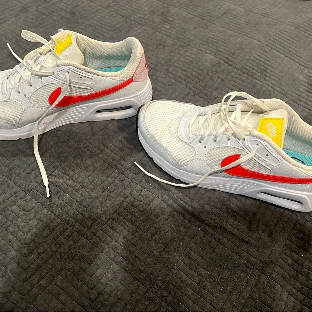 Nike Air Max SC "White/Pink Foam/Light Laser Orange/Bright Crimson" Women's Sz 8 - Picture 3 of 6